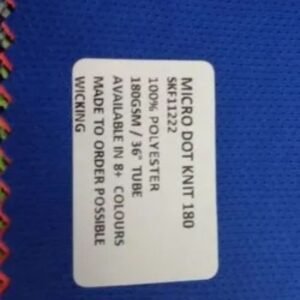 Dot Knit Micro Polyester Fabric