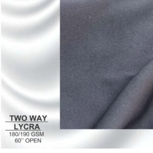 Grey Plain Polyester Knitted Fabric